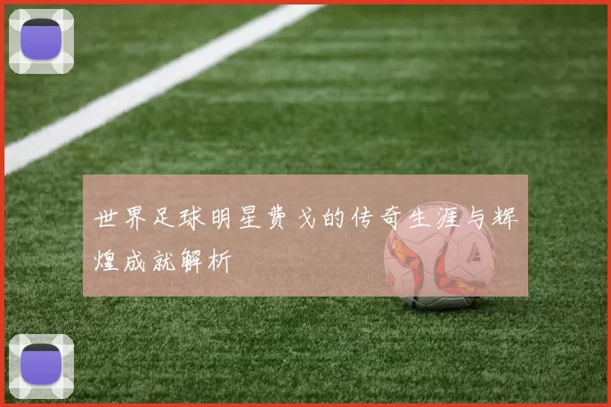 世界足球明星费戈的传奇生涯与辉煌成就解析